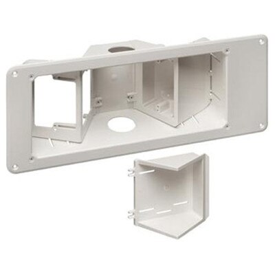 Arlington Recessed TV Box with Angled Openings