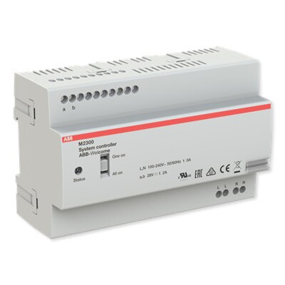 ABB Welcome System Controller MDRC, 1200mA, With Updated All On/One On Setting