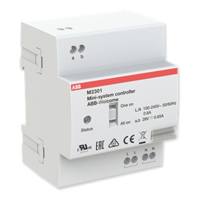 ABB Welcome Mini System Controller, MDRC, 650mA, With Updated All On/One On Setting