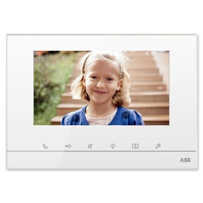 ABB-free@home Touch Indoor Video Station, 7 In., White (Open Box)