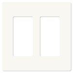 ABB-free@home Faceplate, 2-Gang,10 pack, White