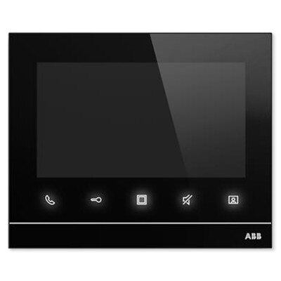 ABB Welcome Video Indoor Station, 7 Inch, Black