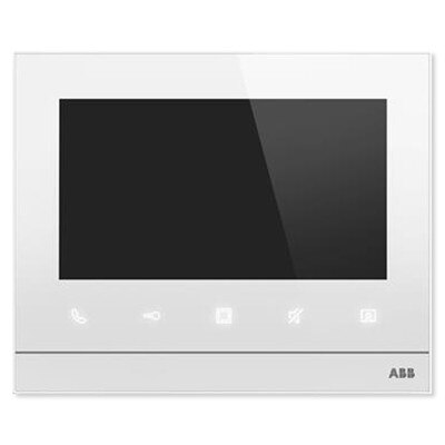 ABB Welcome Video Indoor Station, 7 Inch, White