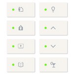 ABB-free@home Standard Key Package for Keypad, 5 Pack, White