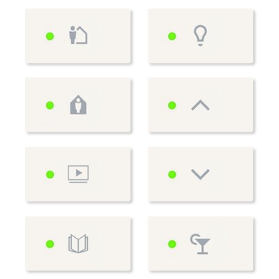 ABB-free@home Standard Key Package for Keypad, 5 Pack, White