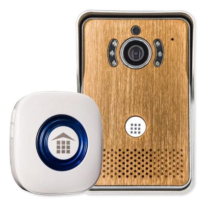 Doorbell Fon Station with Interface to DP28C, Bronze Brushed Aluminum