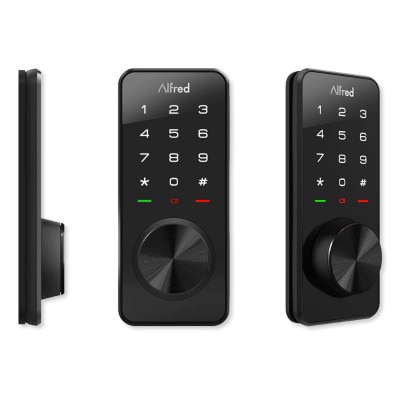 Alfred DB1 Deadbolt Smart Lock with Touchscreen, Bluetooth, with Key