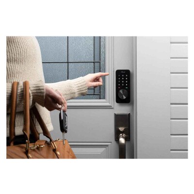 Alfred DB1 Deadbolt Smart Lock with Touchscreen, Bluetooth, with Key & Z-Wave Plus