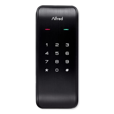 Alfred DB2 Smart Lock Touchscreen Deadbolt, Bluetooth, Black