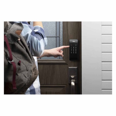 Alfred DB2 Smart Lock Touchscreen Deadbolt, Bluetooth, Black