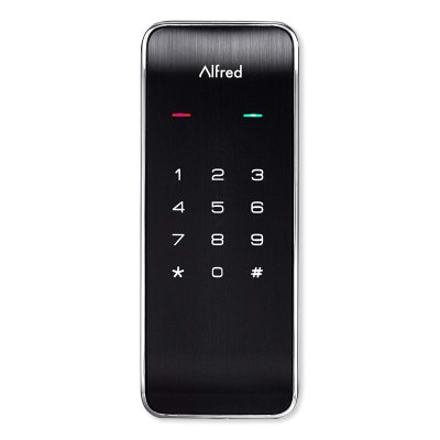 Alfred DB2 Smart Lock Touchscreen Deadbolt, Bluetooth, Chrome