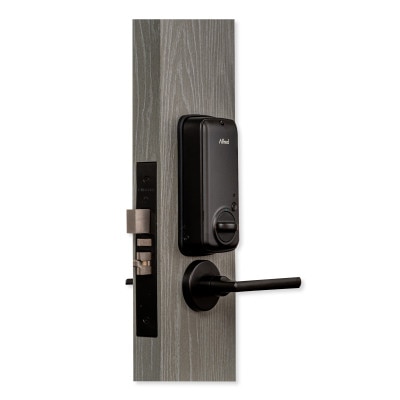 Alfred ML2 Smart Panel With Mortise Lockset, Lever, and Cylinder