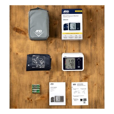 A&D Bluetooth Upper Arm Blood Pressure Monitor with Voice Guidance