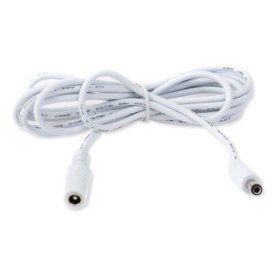 Autoslide 6 Ft. Power Adapter Extension Cable, White