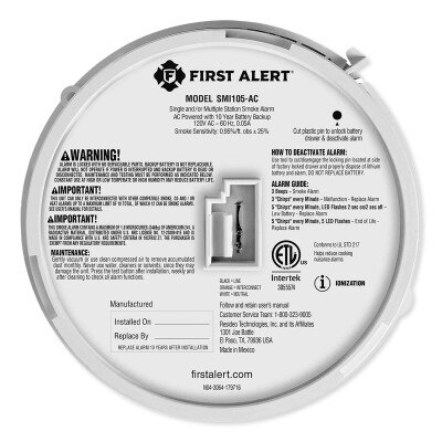BRK Interconnectable Ion Smoke Alarm with 10 Year Battery Backup