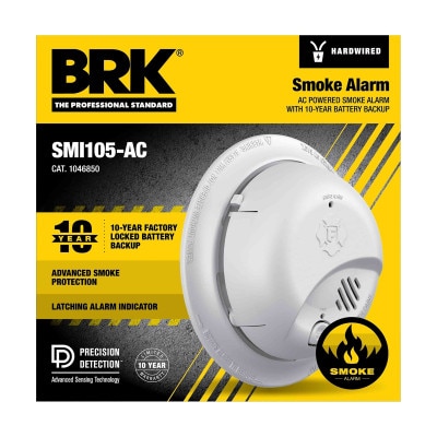 BRK Interconnectable Ion Smoke Alarm with 10 Year Battery Backup