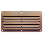Cool Components Grill for 4x10 In. Openings, Plastic, Tan