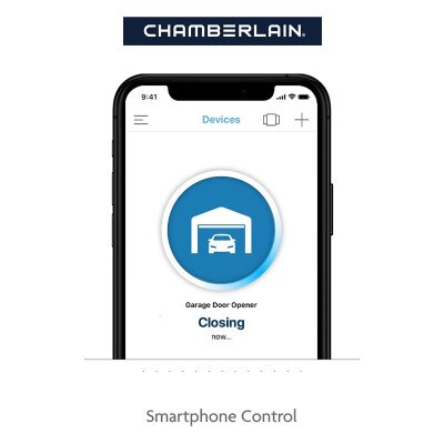 Chamberlain Ultra-Quiet Wi-Fi Garage Door Opener with Battery Backup