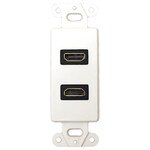 DataComm Dual HDMI Wallplate (90 Degree Connector)