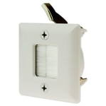 Datacomm Hole Saw Plate, White
