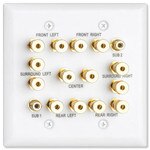 DataComm 7.2 Surround Sound Home Theater Wallplate