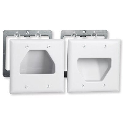 DataComm Flat Panel TV Cable Organizer Kit, Medium