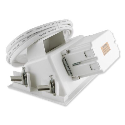 DataComm Flat Panel TV Cable Organizer Kit with Duplex Receptacle