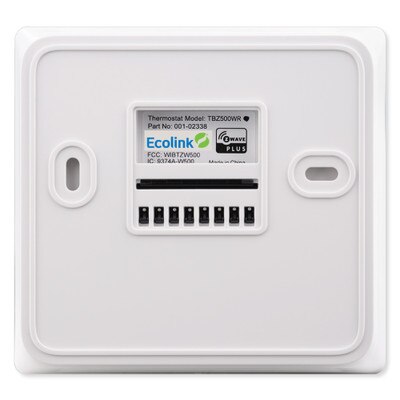 Ecolink Z-Wave Plus Smart Thermostat, Gen5, White