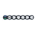 360 Electrical PowerCurve 7-Outlet Surge Protector with USB Charging