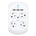360 Electrical Revolve 3.4 4-Outlet Surge Protector with 3 USB Ports