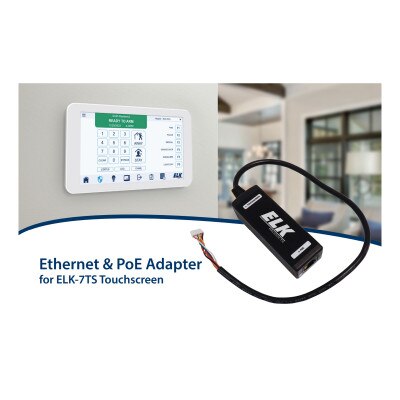 ELK Ethernet/PoE Adaptor for 7TS Touchscreen