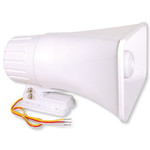 Elk Self-Contained Exterior Siren, 30W Horn