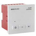 EISSOUND In-Wall Audio Control Unit, EU Design, White