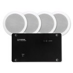 SOUNDAROUND Wi-Fi Amplifier x4, Power Supply, 15Vdc, Four 5.25" In-Ceiling Speakers