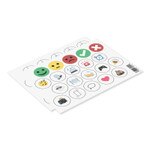 Flic 2 Smart Button Sticker Sheets, 2 Sets of 20 Stickers