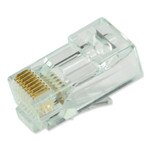 Simply45 Professional Standard 8P8C RJ45 Modular Plug for Cat6/6a UTP Unshielded (100 Pack)