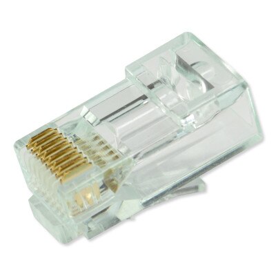 Simply45 Professional Standard 8P8C RJ45 Modular Plug for Cat6/6a UTP Unshielded (100 Pack)