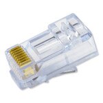 Simply45 Pass-Through RJ45 Modular Plug for Cat5e UTP Unshielded