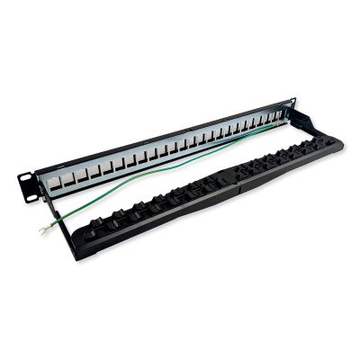 Simply45 Unloaded 24-Port Shielded Keystone Patch Panel