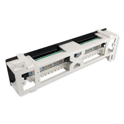 Simply45 Loaded 12-Port Wall Mount Cat5e UTP Patch Panel