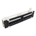 Simply45 Loaded 12-Port Wall Mount Cat6 UTP Patch Panel