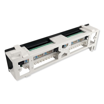 Simply45 Loaded 12-Port Wall Mount Cat6 UTP Patch Panel