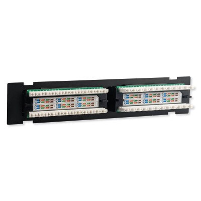 Simply45 Loaded 12-Port Wall Mount Cat6 UTP Patch Panel