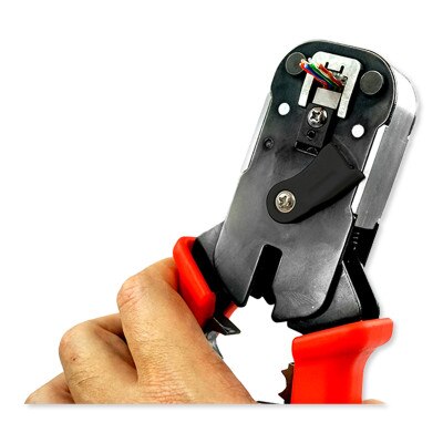 Simply45 ProSeries Heavy Duty RJ45 Crimp Tool for all S45 UTP and STP RJ45 Modular Plugs