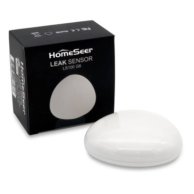 HomeSeer LS100 G8 Z-Wave Plus Long Range Water Leak Sensor