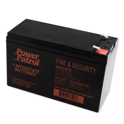 Interstate Batteries Power Patrol Lead Acid Battery, 12V 7Ah