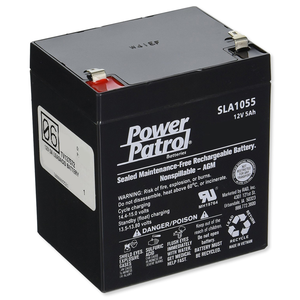 Interstate Batteries Power Patrol Lead Acid Battery 12V 5Ah