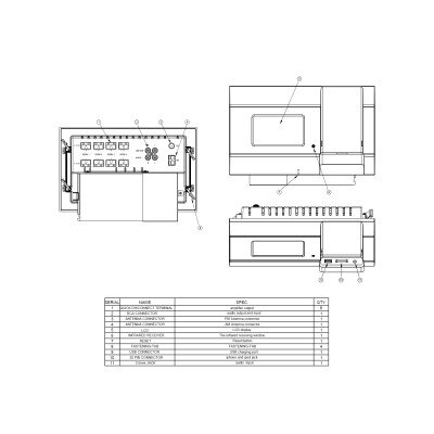 IST I600 In-Wall Stereo System, Black