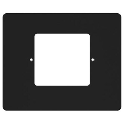 IST RETRO Intercom Room & Patio Station Horizontal Plastic Cover Plate, Black