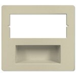 IST RETRO Music & Intercom Combination Trim Cover Plate, Almond